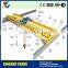 Manufacturer Workshop 10 Ton 20 Ton 50Ton 100Ton Double Girder Overhead Crane