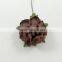 Dark Brown, Small Handmade Mulberry Paper Flower, Wedding Party, Scrap-booking Crafts, Wholesale