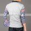 100% cotton long sleeve custom yarn dyed polo shirts design for mem