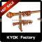 KYOK Antique design high quality curtain finials, aluminum curtain poles,aluminum double curtain bracket