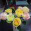 wholesale artificial silk rose flower head