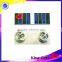 Customm soft enamel lapel pin with colorful bars
