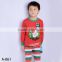 Wholesale hot selling latest fashion cotton children pajamas christmas santa claus baby clothes