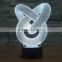 USB Novelty Gift Dimmable 3D Table Lamp Led Night Light Knot Lampara as Home Decor BedRoom Abajur Touch Switch Desk Light