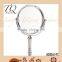 simple design hotel round shape metal frame decorative compact mirror