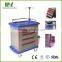 FDA CE Certificate MT01A Hospital Medical Crash Trolley / Cart