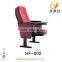 Wholesale elegant red color auditorium seat with writing pad