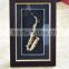 Saxophone Model Display Case Wall Frame Adornment Gift with Wood
