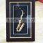 Saxophone Sax Display Case Wall Frame Cabinet Wood Box Home furnishing