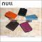 NULL DESIGN big Candy color leather lady wallet and business card holder