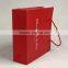 Cosmetic paper bag for ElizabethArden shipping bags with polyester string for cosmetic