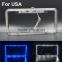 Car White Blue Neon LED License Plate Frame Light For USA/Canada (12" X 6" ) All Cars Truck Super Intelligent Brake Lamp                        
                                                Quality Choice