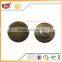 Metal silver jeans shank button