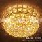 Flush Mounted Suspended Crystal Ball Restaurant Ceiling Lighting