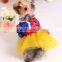 Pet Costume Snow White Cosplay Dog Clothes