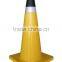Yellow PVC Traffic cone