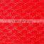 Good quality red plum blossom mesh fabric For Shoes
