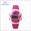 Japan battery nickel free digital boys watches with rubber resistance band