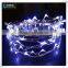 christmas outdoor decoration pure white silver wire led lights