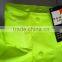 Oxford knit PU pvc long rainwear rainsuit long rainwear rainsuit reflective tape yellow color waterproof breathable