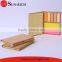 Creative Eco-friendly craft paper cover sticky notepad 7 sticky notes