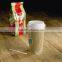 Biodegradable coffee ripple paper cup with lid