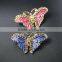 Butterfly cz diamond wholesale bulk brooch