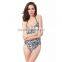 2016 Sexy Women Girl Lady Zebra Swimsuit Swimwear Padded Bikini set