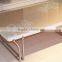 tea tinted tempered table top glass