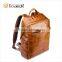 ICARER Waterproof Vintage Genuine Leather Backpack for Men