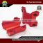 cnc machining aluminium parts bike stem assembly case with glossy red anodized cnc service