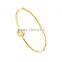 Roman Number Bangle Stainless Steel Luxury Bracelet Women Jewelry