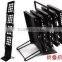 Wholesale Foldable 6 Layers Magzine Display Stand, A4 Metal Brochure Holder