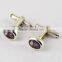 Perfect Gift !! Purple Amethyst 925 Sterling Silver Cuff links, Silver Jewelry India, Handmade Gemstone Cuff links