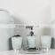 Fashion Design Plastic Stainless Steel 6pcs bathroom Accessories set hot sell