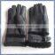 Sell Men Black Fur Lined Leather Gloves and Mitten For Winter With Best Price
