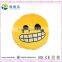 Cute EMOJI plush custom Round pillow cushion