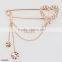 Fashion Cheap Crystal Key Brooch Women Wedding Brooch