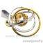 Fashion Circle Stainless Steel 18k Gold Plated Jewelry