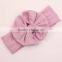 <<<2015 Fashion Retail Big Bow Headwrap Lovely Bowknot Baby Cotton Girls Headbands /