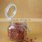 airtight glass jar with clip top