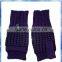 lurex popcorn knit adult gloves wiht one finger for women