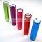 China Manufacture Custom Portable Charger Mini Round Aluminium Metal Power Bank 2600mah 2200mah 2000mah