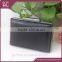6 inch metal purse frame with black plastic box in rectangle head