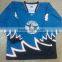 100% Polyester Sublimation Ice Hockey Jerseys dry Fit material