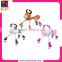 plastic cartoon design swing car baby walker with music