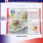 Vivid Picture Three Sides Sealing Frozen Food Plastic Bag Printing