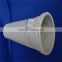 Stainless steel dust collector filter bags air filter bag high temperature nonwoven round filter bag
