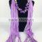 2014 Spring Multicolor long beaded jewelry scarf