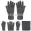 Ewsca wholesale men's winter pure cashmere finger gloves